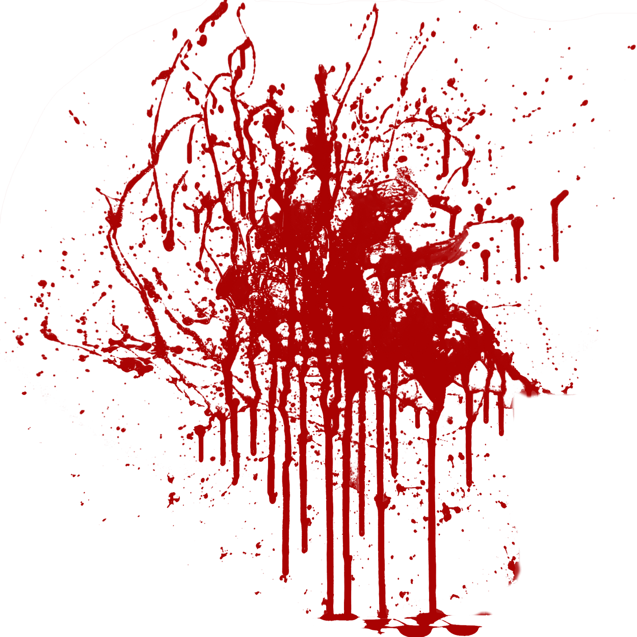 Blood Paint Splatter