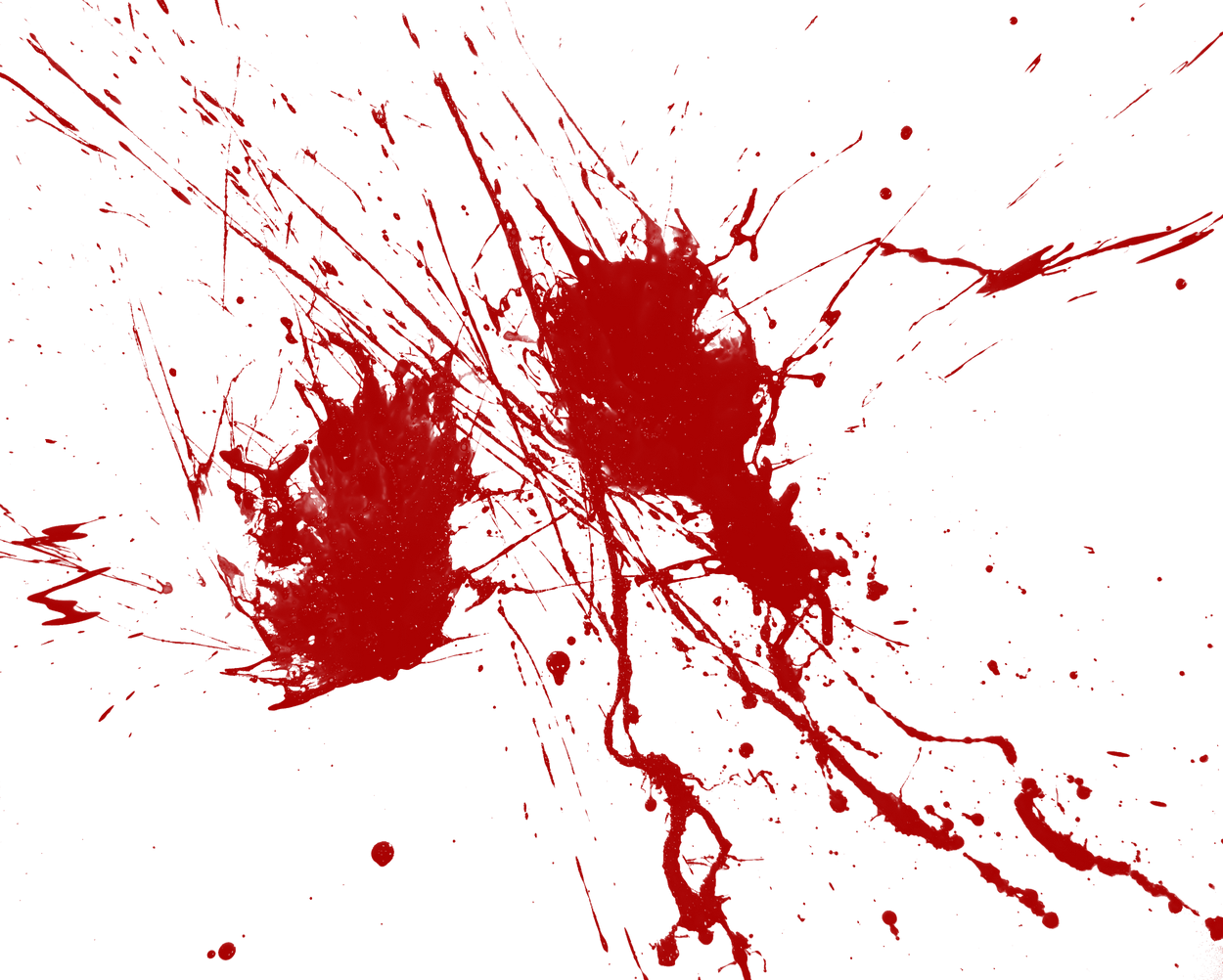 Blood Paint Splatter